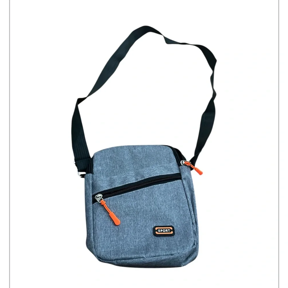 Sporto Blue and Black Messenger Bag